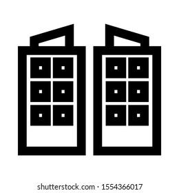 real estate icon isolated sign symbol vector illustration - high quality black style vector icons
