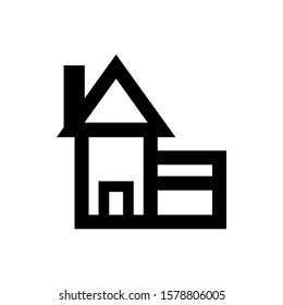 real estate icon isolated sign symbol vector illustration - high quality black style vector icons
