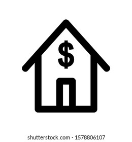 real estate icon isolated sign symbol vector illustration - high quality black style vector icons
