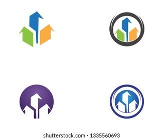 Real estate icon logo
