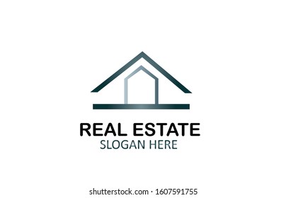 Real Estate Icon Logo Design