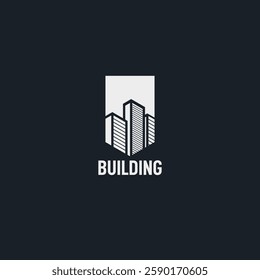 Real estate icon logo flat vector design