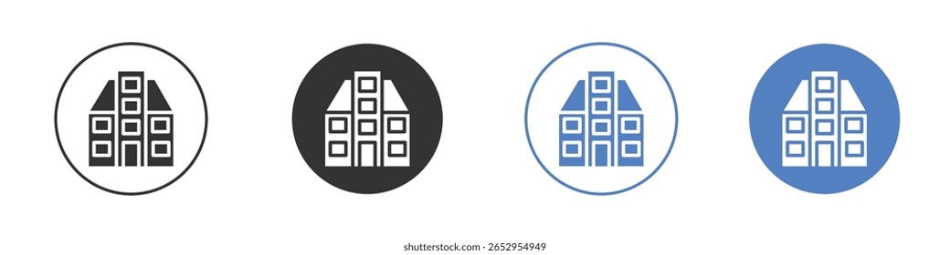 Real estate icon logo graphic designs