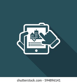 Real estate icon - Mobile application