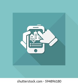 Real estate icon - Mobile application