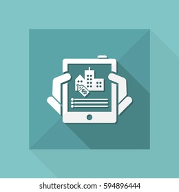 Real estate icon - Mobile application