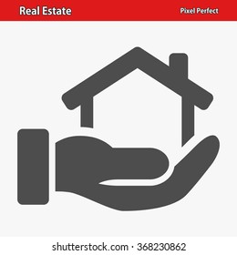 Real Estate Icon. Professional, pixel perfect icons optimized for both large and small resolutions. EPS 8 format.