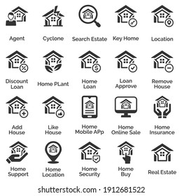 Real Estate Icon Set 2 - Grey Series