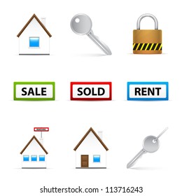 Real Estate Icon Set
