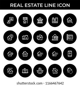 Real Estate Icon Set