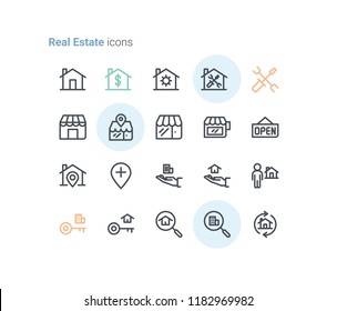 Real Estate Icon Set