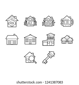 Real Estate Icon Set