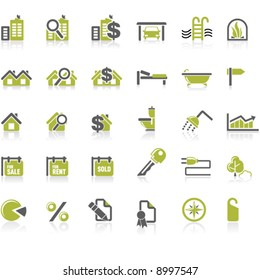 Real Estate icon set