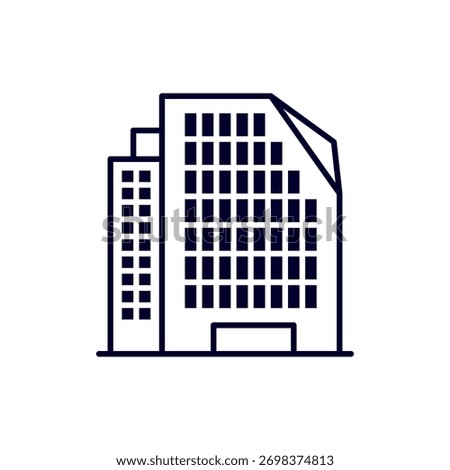Real Estate Icon Set – Home, Building, Property, Apartment, Realtor, Location, and Construction Vector Collection