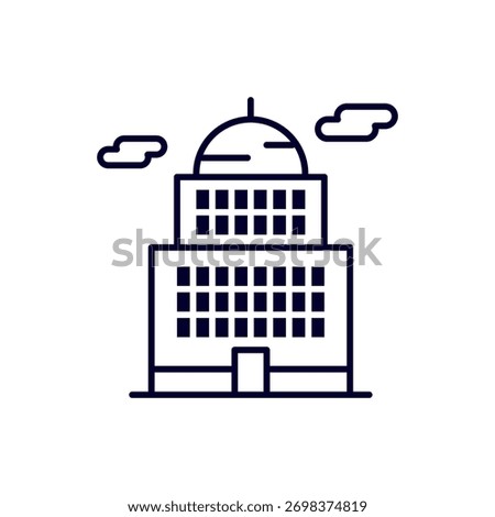 Real Estate Icon Set – Home, Building, Property, Apartment, Realtor, Location, and Construction Vector Collection
