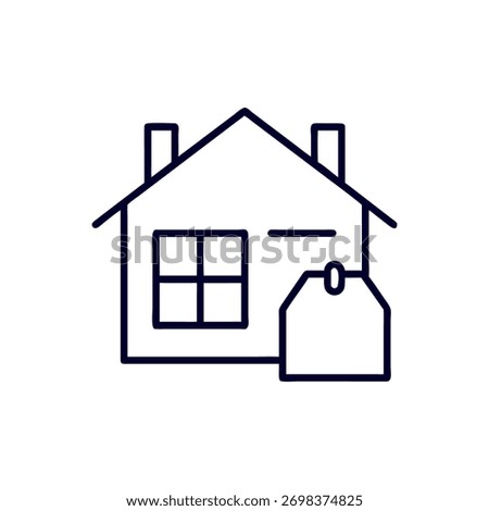 Real Estate Icon Set – Home, Building, Property, Apartment, Realtor, Location, and Construction Vector Collection