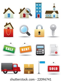 Real Estate Icon Set -- Premium Series