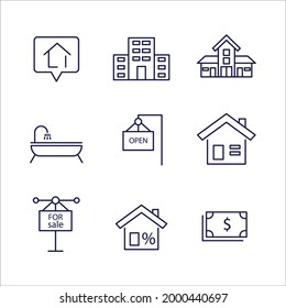 real estate  icon. real estate  set symbol vector elements for infographic web.
