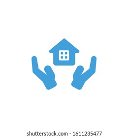 Real estate icon template. Vector illustration 