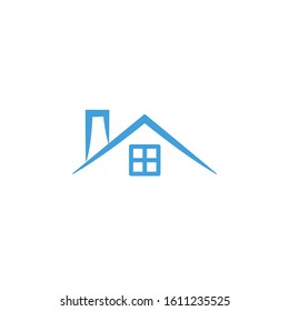 Real estate icon template. Vector illustration 