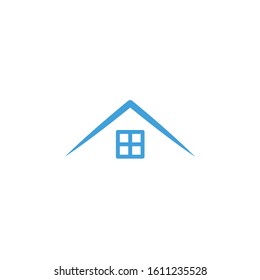 Real estate icon template. Vector illustration 