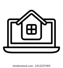 Icono inmobiliario con fondo transparente