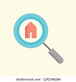 Real Estate Icon Vector Graphic Download Template Modern