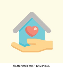 Real Estate Icon Vector Graphic Download Template Modern