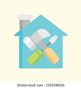 Real Estate Icon Vector Graphic Download Template Modern