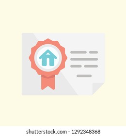 Real Estate Icon Vector Graphic Download Template Modern