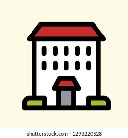 Real Estate Icon Vector Graphic Download Template Modern