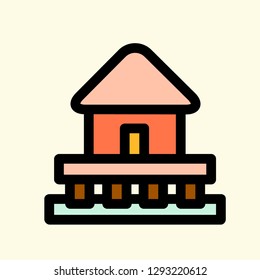 Real Estate Icon Vector Graphic Download Template Modern