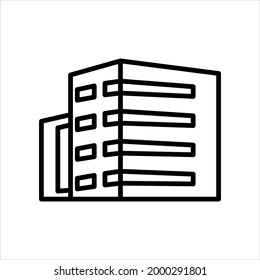 Icono de bienes inmuebles, gráfico vectorial
