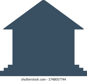 Icono inmobiliario (ilustración vectorial)