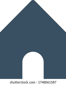 Real estate icon (vector illustration)