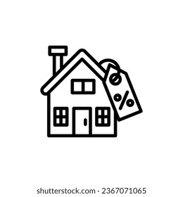 Real Estate  icon in vector. Illustration