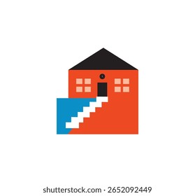 Real estate icon vector illustration