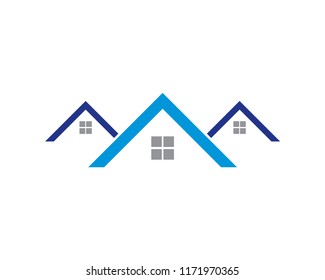 Real Estate Icon Vector Logo Template Illustration Design