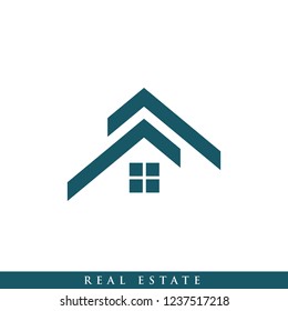 Real Estate Icon Vector Logo Template Property Symbol