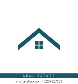 Real Estate Icon Vector Logo Template Property Symbol