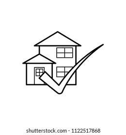 real estate icon vector template