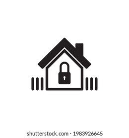 real estate icon vector,home secure icon