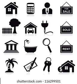 Real estate icons