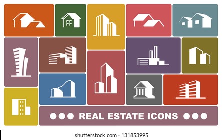 Real estate icons