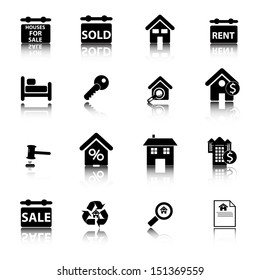 Real estate icons