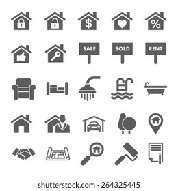 Real estate icons