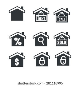 Real estate icons