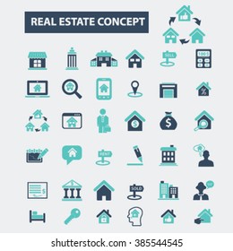iconos inmobiliarios

