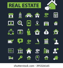 real estate icons

