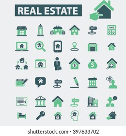 real estate icons
